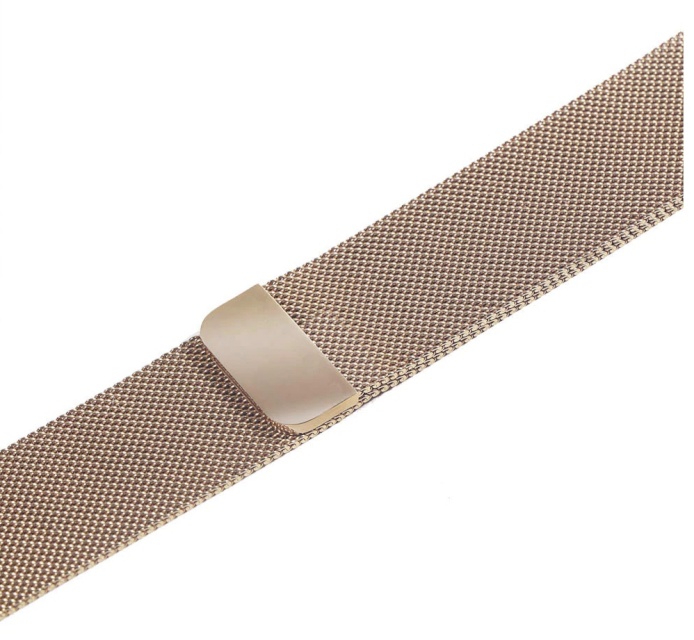 Randmerihm Milanese Loop Stainless Steel (Apple Watch) kuldne, 42mm/44mm