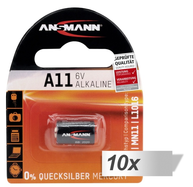 Ansmann patarei 10x1 A 11 LR 11