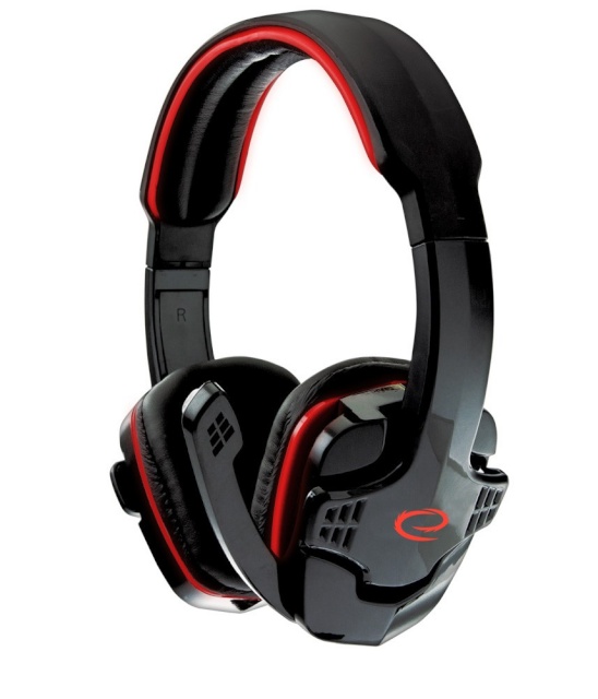 Esperanza kõrvaklapid RAVEN Gaming Headset Microphone, must