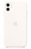 Apple kaitsekest iPhone 11 Silicone Case - White