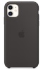 Apple kaitsekest Silicone Case (iPhone 11) Black, must