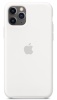 Apple kaitsekest iPhone 11 Pro Max Silicone Case - White