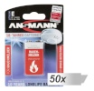 Ansmann patarei 50x1 Lithium 9V-Block specifically for Smoke Detector