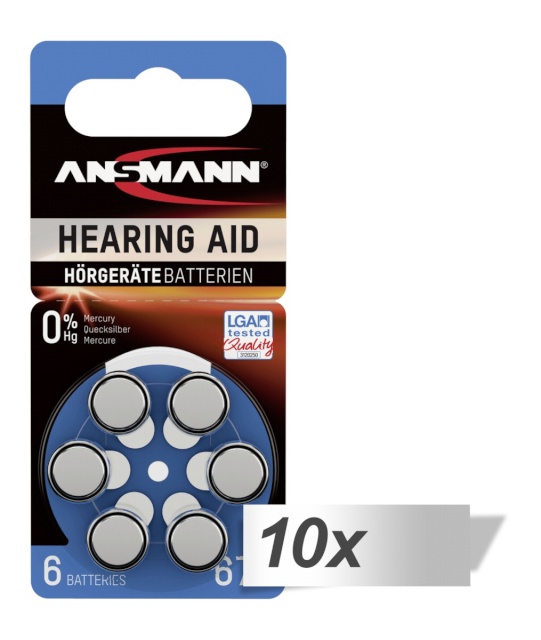 Ansmann patarei 10x6 Zinc-Air 675 (PR44)