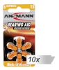 Ansmann patarei 10x6 Zinc-Air 13 (PR48) Hearing Aid Batteries