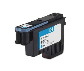 HP tindikassett Print head No. 70 Matte Black + Cyan C9404A