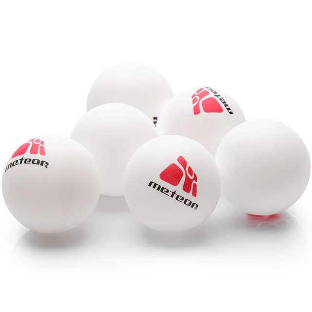 Meteor lauatennise pallid Meteor Ping Pong Balls valge 6tk 15028