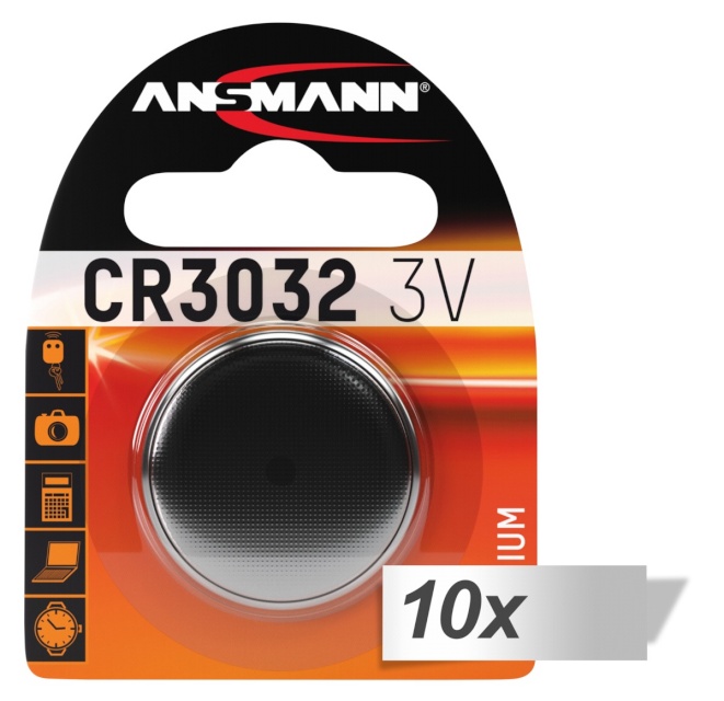 Ansmann patarei 10x1 CR 3032