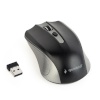 Gembird hiir Wireless Optical Mouse MUSW-4B-04-GB, 1600 DPI, nano USB, hall/must