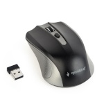 Gembird hiir Wireless Optical Mouse MUSW-4B-04-GB, 1600 DPI, nano USB,spacegrey/must
