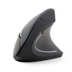 Gembird hiir Ergonomic wireless Optical Mouse MUSW-ERGO-01, 1600 DPI, USB, must