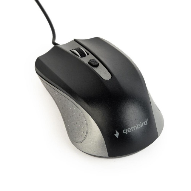Gembird hiir Optical Mouse MUS-4B-01-GB, 1200 DPI, USB, must/kosmosehall