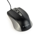 Gembird hiir Optical Mouse MUS-4B-01-GB, 1200 DPI, USB, must/kosmosehall