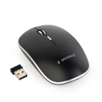Gembird hiir Wireless Optical Mouse MUSW-4B-01, 1600 DPI, nano USB, must