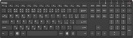 YENKEE klaviatuur YKB 2000 CSBK Wireless Keyboard, must