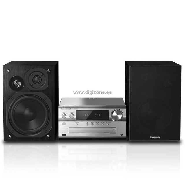 Panasonic muusikakeskus , BT,CD,USB DAC, 120W, hõbe