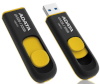 A-Data mälupulk DashDrive UV128 32GB USB 3.0 must+kollane