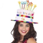 BGB Party Sünnipäevamüts (59cm) Mitmevärviline