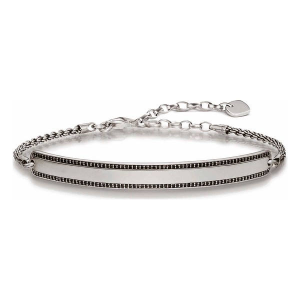 Thomas Sabo unisex käevõru LBA0009-643-11 Hõbedane must 19cm 15-18cm 16,5-19,5cm