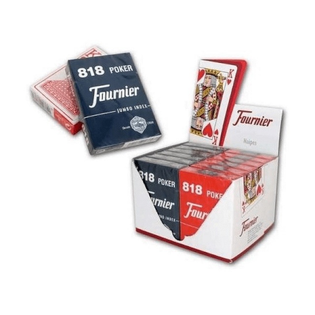 Bicycle 818 - punane/sinine ( 2 Jumbo Index) mängukaardid