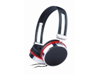 Gembird kõrvaklpid MHP-903 Black/Silver/Red Stereo Headphones