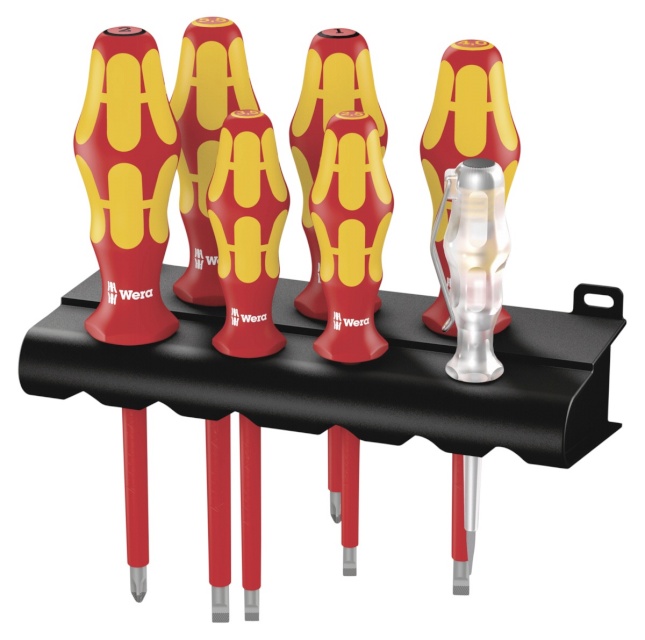 WERA kruvikeerajate kmpl 160 i/165 i/7 Kraftform Plu screwdriver set