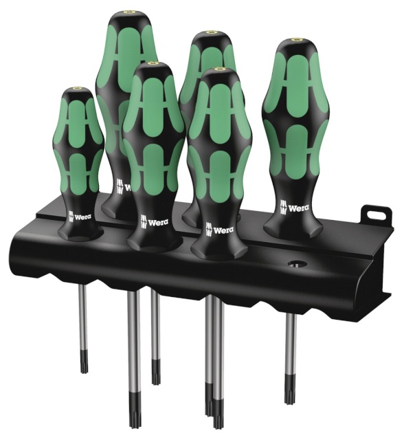 WERA kruvikeerajate kmpl 367/6 TORX HF Kraftform Plus screwdriver set