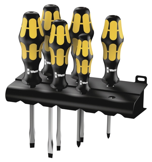 WERA kruvikeerajate kmpl 932 S/6 chisledriver + Rack