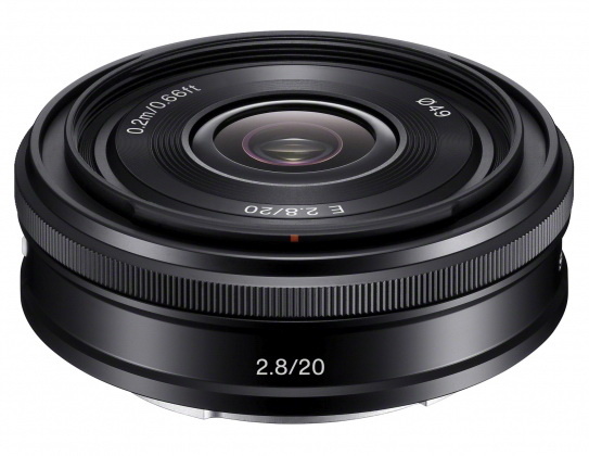 Sony objektiiv E 20mm F2.8
