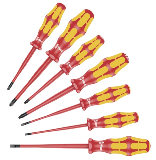 WERA kruvikeerajate kmpl 160 iSS/7 Kraftform Plus Series 100 screwdriver set
