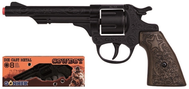 GONHER mängupüss Metal Cowboy Gun 80/6