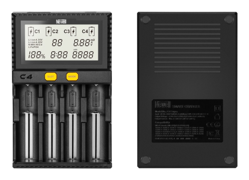 Newell laadija Smart C4 Supra Charger for NiMH/Li-Ion batteries