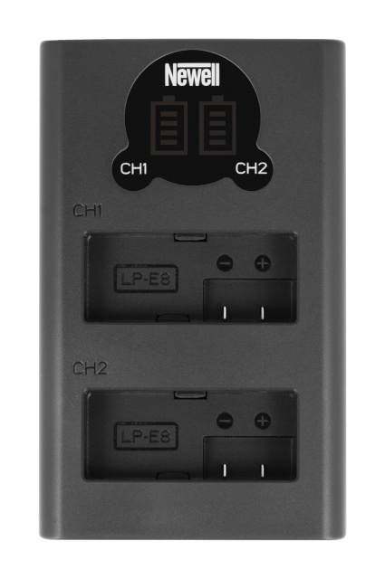 Newell laadija DL-USB-C dual channel Charger for LP-E8