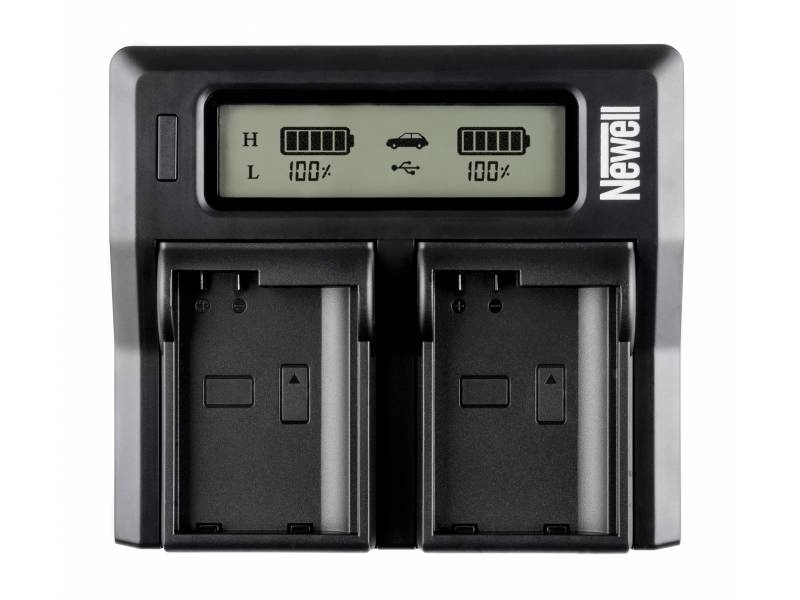 Newell laadija DC-LCD two-channel Charger for DMW-BLF19E batteries