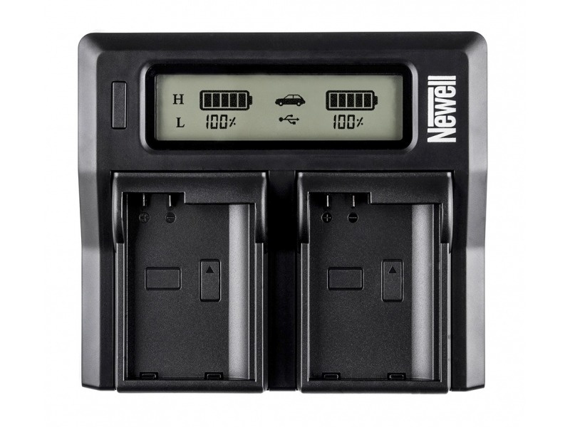 Newell laadija DC-LCD two-channel Charger for NP-FP, NP-FH, NP-FV series batteries