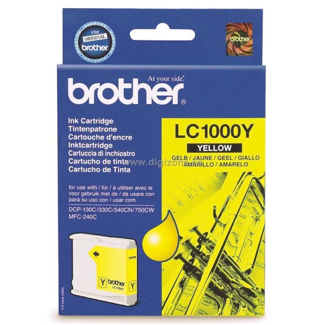 Ink Brother LC1000Y yellow | 400pgs | DCP330C/ DCP540CN/ MFC5460CN