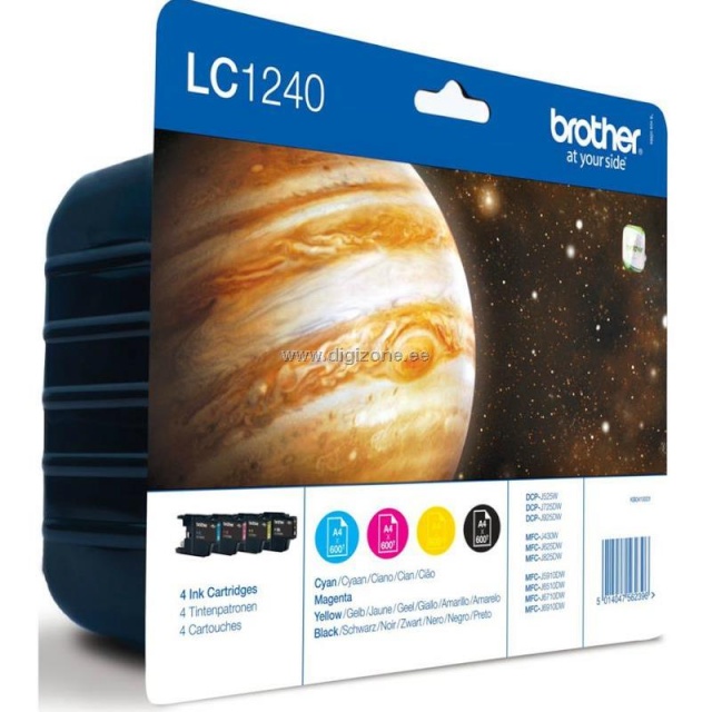 Brother tindikassett Tindikassettide komplekt LC1240