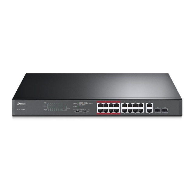 TP-Link switch PoE TL-SL1218MP (16x 10/100Mbps, 2x 10/100/1000Mbps)