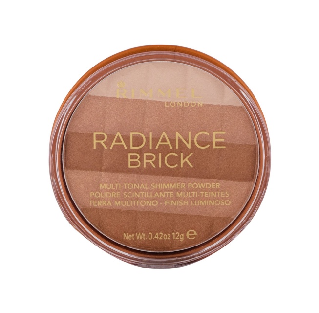 Rimmel London päikesepuuder Radiance Brick 12g, 001 Light, naistele