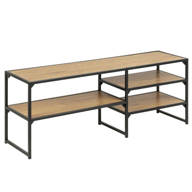 H4Y TV-laud SEAFORD 120x33xH46cm, 3 riiuliga, metsik tamm 3