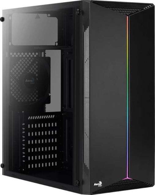 AeroCool korpus ATX SPLIT RGB - RGB STRIP 1x120mm FAN