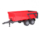 Bruder treiler Tipping Trailer Biaxial red tipper