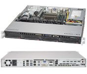 SUPERMICRO server 1u Bare Core I7/5/3 Q170 4x3.5
