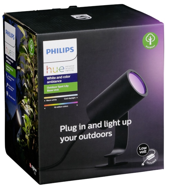Philips valgusti Hue Lily LED 1-lamp Spot Basic Kit must