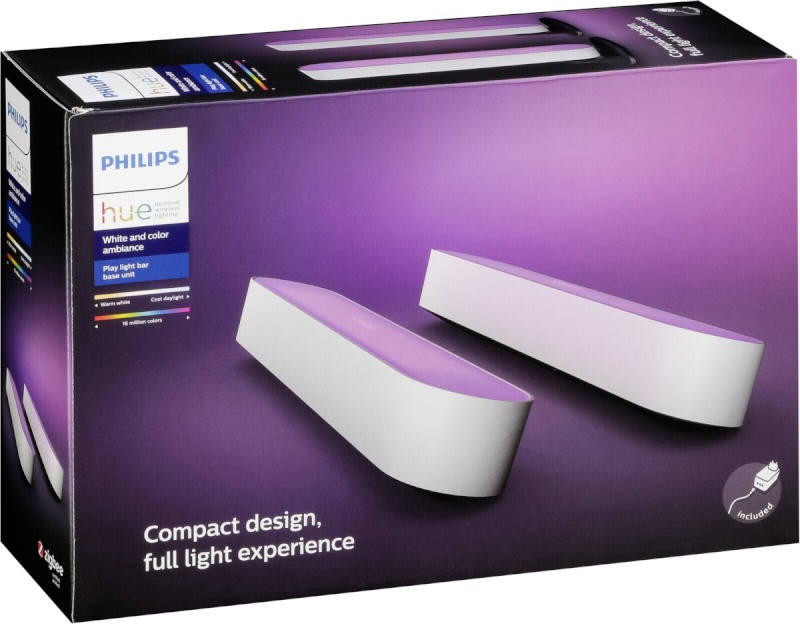 Philips seinavalgusti Hue Play LED WACA RGBW, valge, 2tk