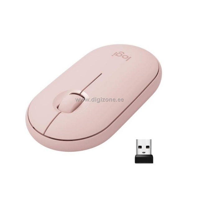 Logitech hiir Pebble M350, roosa