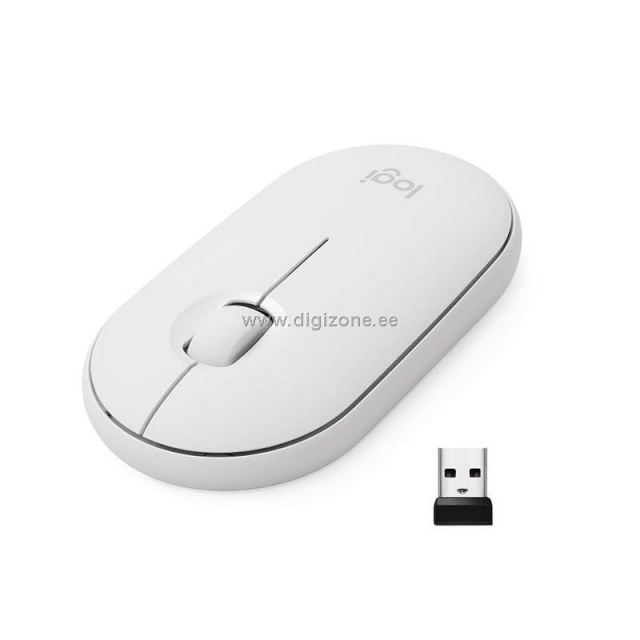 Logitech hiir Pebble M350, valge