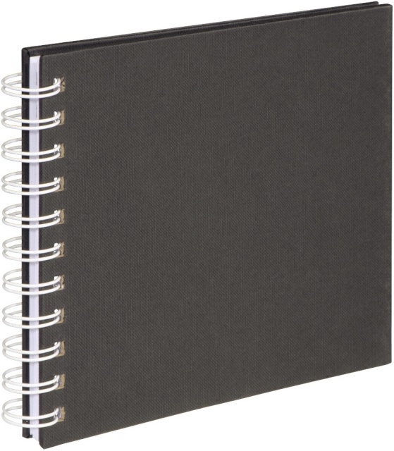 Hama fotoalbum Fine Art Spiral must 18,5x15 30 lehte valge 2719