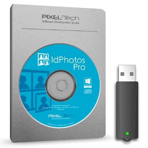 Pixel-Tech IdPhotos Pro Software on Dongle