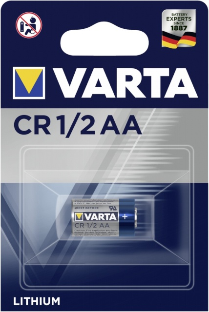 Varta patarei 1 Lithium CR 1/2 AA 700mAh 3V
